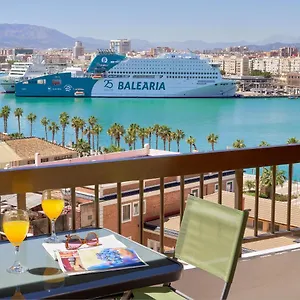 Impresionante En Playa De La Malagueta , Malaga Spain